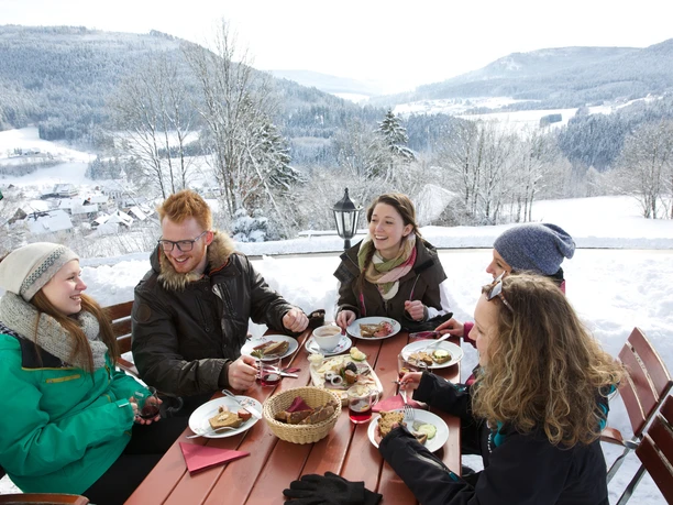 Koestlich Wandern Baiersbronn Touristik Vesper Winter Koestlich Wandern Baiersbronn Touristik Vesper Winter