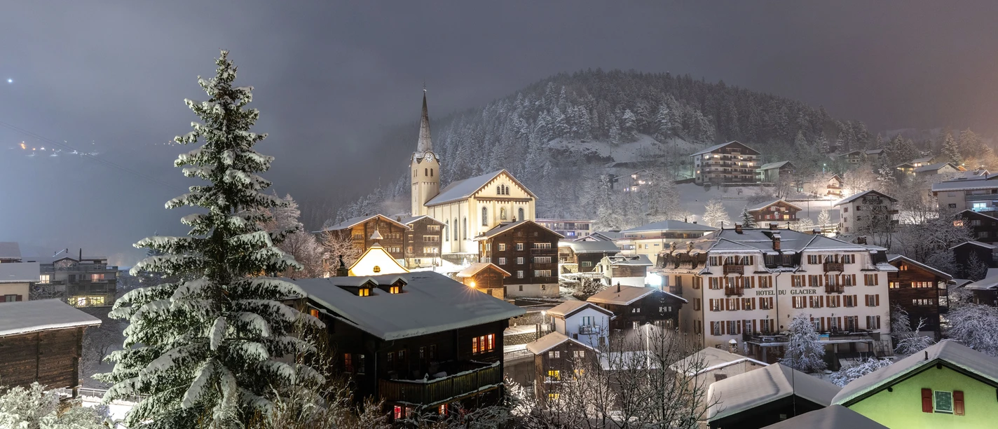 Nachtfoto von Fiesch