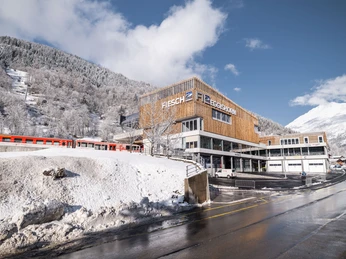 ÖV-Hub in Fiesch in der Aletsch Arena