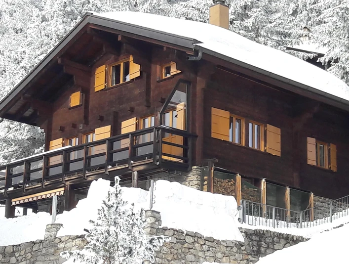 Est et sud du chalet Marmotta