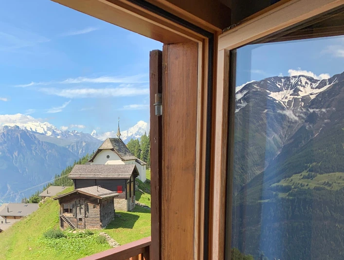 Chalet Weisshorn Ausblick