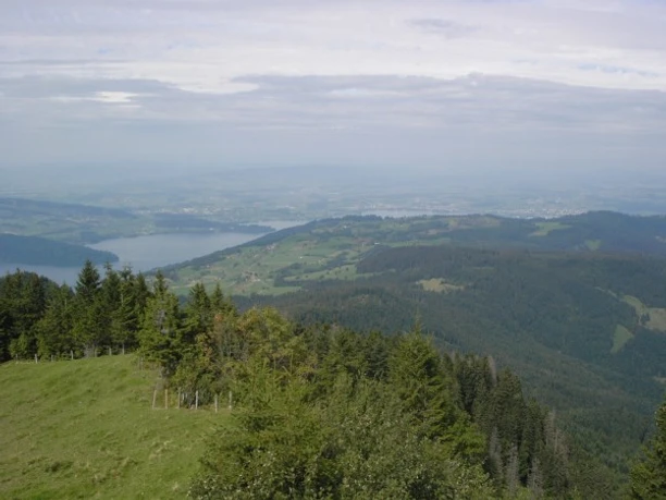 Aussicht bis auf den Ägerisee