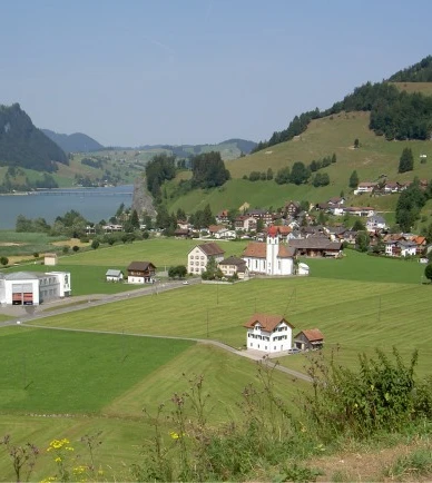 Euthal, eines der 6 Viertel des Beziks Einsiedeln