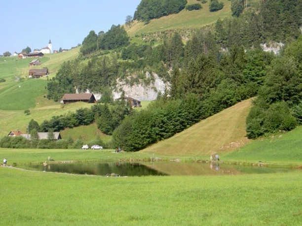 Das Sityseeli, wo sich vor allem Fischer treffen