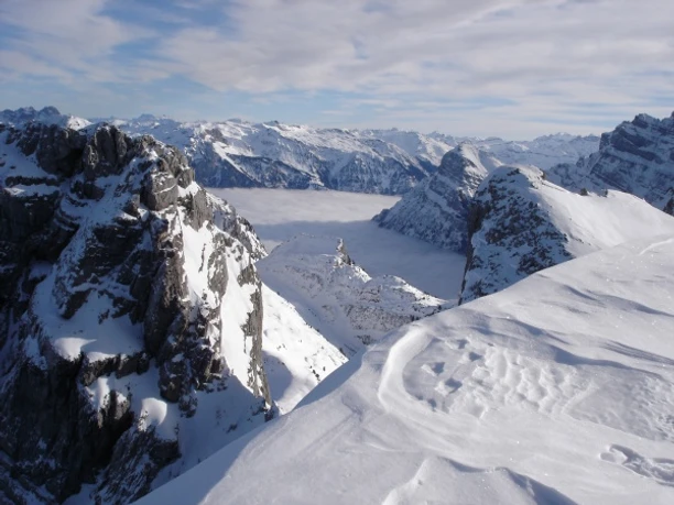 Blick vom Gipfel Richtung Klöntal
