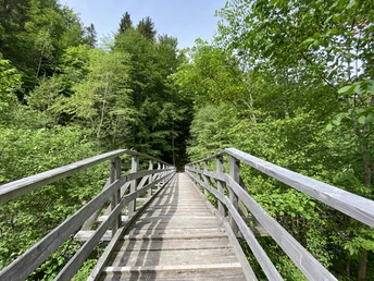 Brücke über die Steiner Aa.