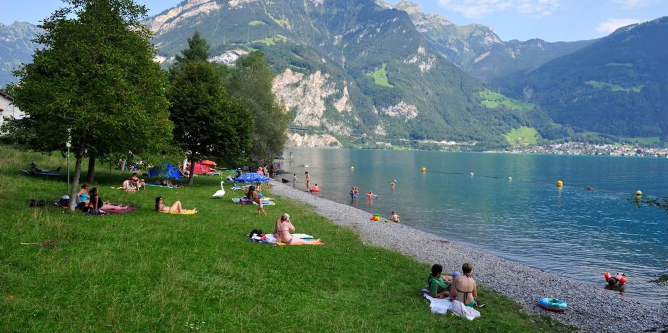 Isleten bathing area