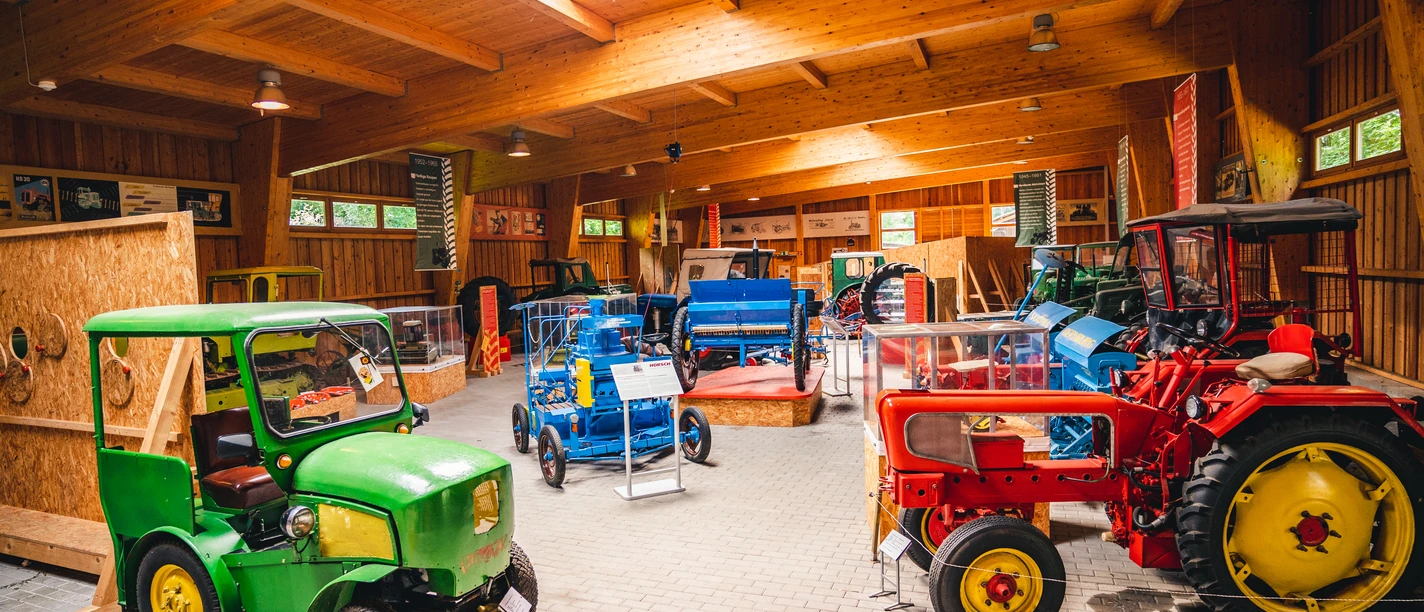 Maschinenhalle Deutsches Landwirtschaftsmuseum Schloss Blankenhain