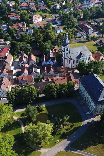 Gersfeld von oben Gersfeld von oben