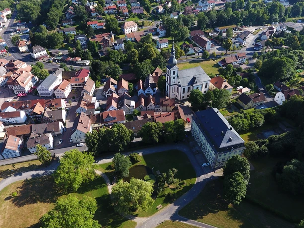 Gersfeld von oben Gersfeld von oben
