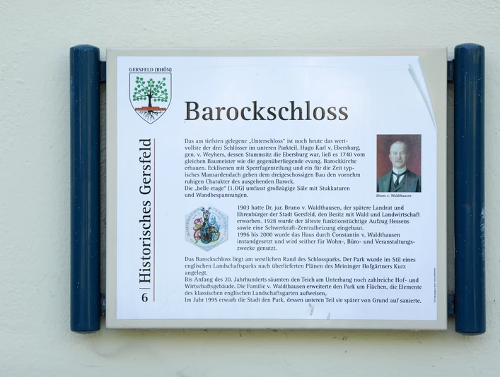 025HR - Gersfeld - Barockschloss Schild.JPG