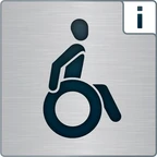 Logo "teilweise barrierefrei für Rollstuhlfahrer" Logo "teilweise barrierefrei für Rollstuhlfahrer"