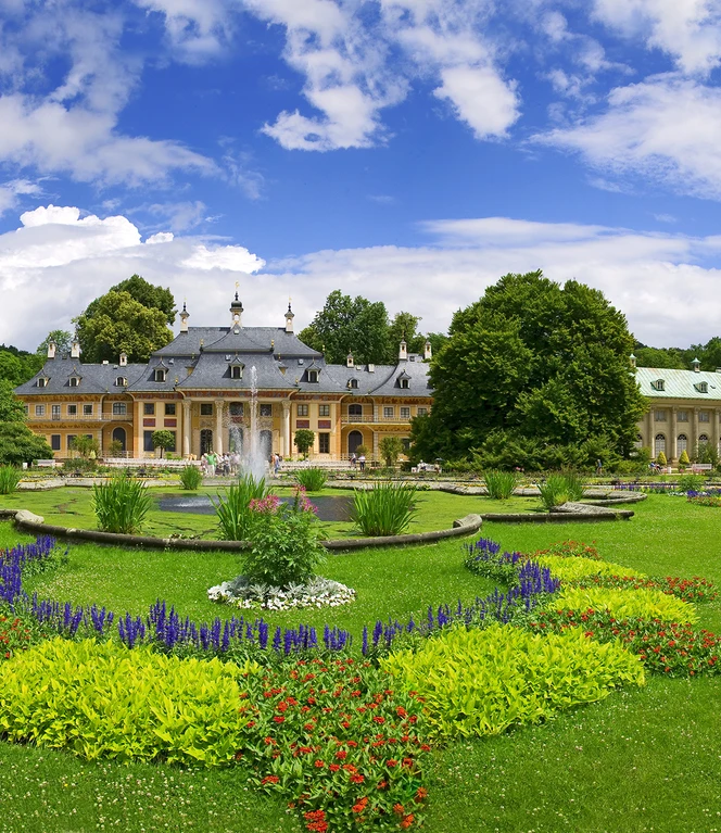 DEU/sachsen/elbe/Sylvio Dittrich/Honorarpflichtiges Foto! Kontakt T.:01772156417 Schloss Pillnitz, Lustgarten