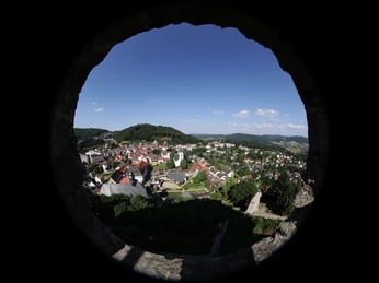 021HR - Lindenfels - Burg Lindenfels Stadtansicht.JPG