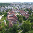 Bad Nauheim - Sprudelhof von oben Bad Nauheim - Sprudelhof von oben