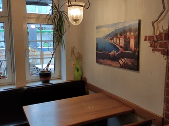 4er Tisch in der Pizzeria Roma