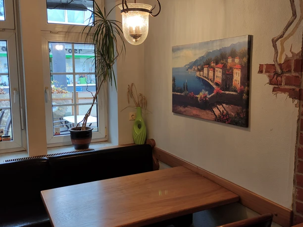 4er Tisch in der Pizzeria Roma