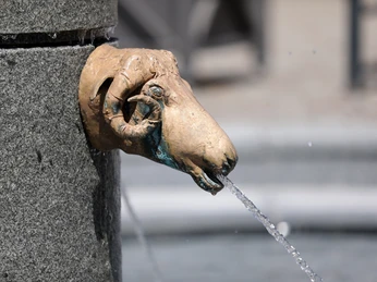 064HR - Bad Camberg - Stadtmitte Brunnen.JPG