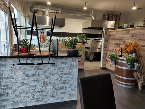 Innenraum La Rustica Vlotho Wartebreich im Restaurant La Rustica