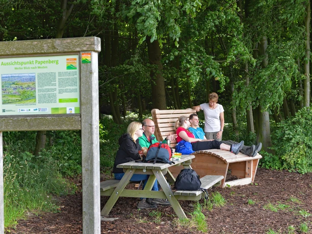 Paderborner Höhenweg, Neuenbeken, Juli 2016, Kleiner Viadukt, Aussichtsplattform