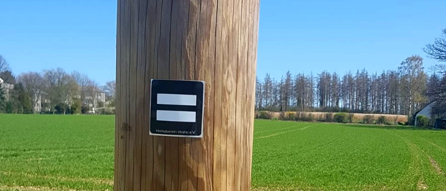 Beispielbild Beschilderung = Beschilderung des Wanderweges =