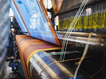 Textilien auf historischen Maschinen