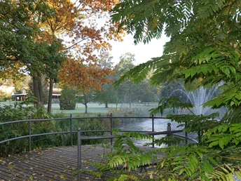 Teich an Trinkkurhalle