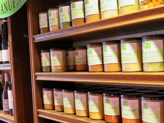 Hausgemachte Gerichte im Glas