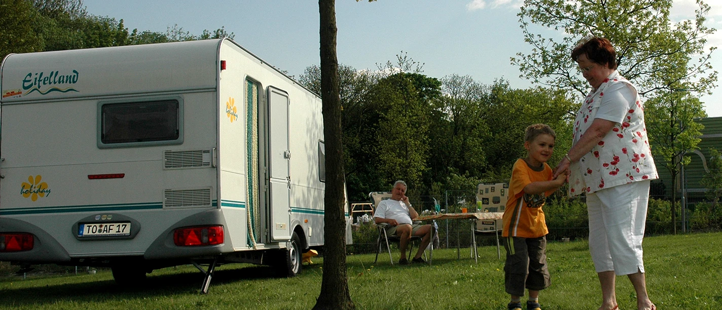 There is a small campsite for families in Oschatz.