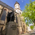 Bach-Denkmal vor der Thomaskirche Leipzig
