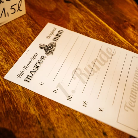 Noels Ballroom, Quiz