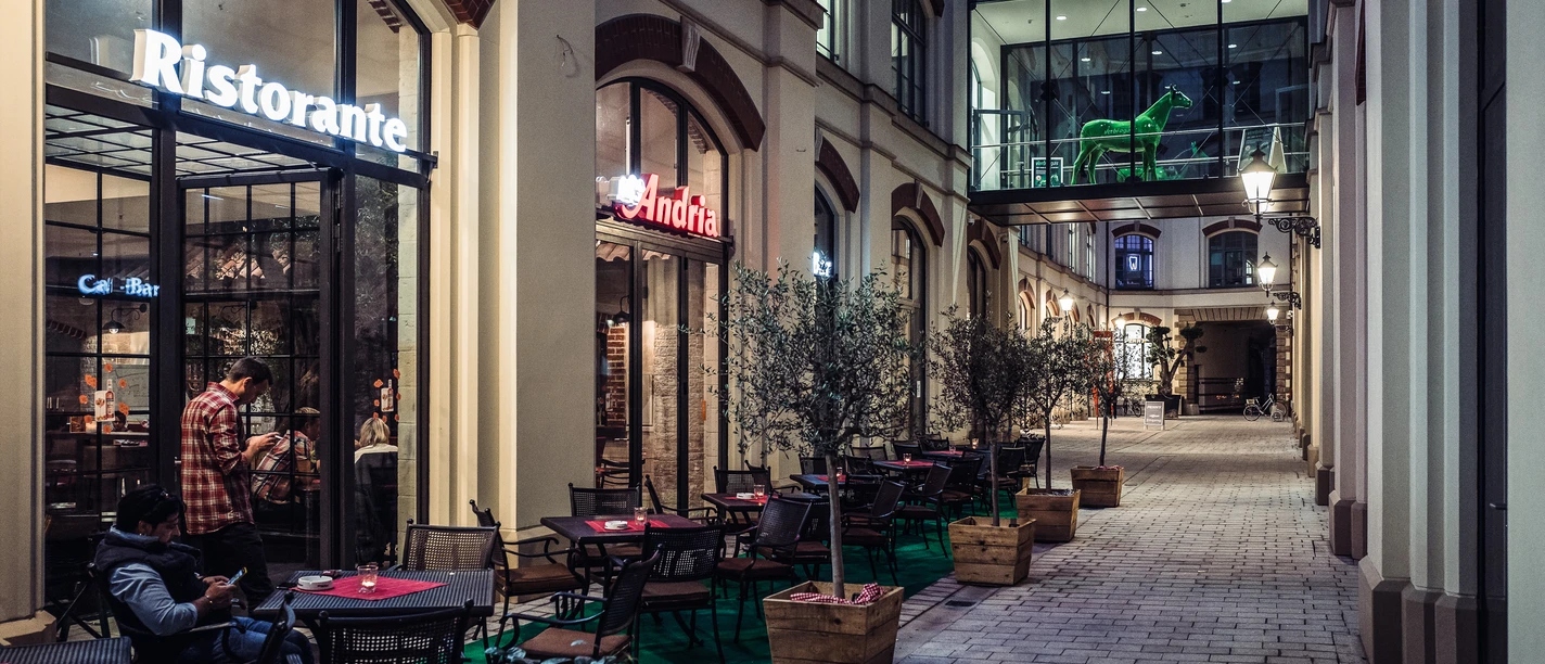 Oelssners Hof - Architektura dziedzińców i pasaży w Lipsku
