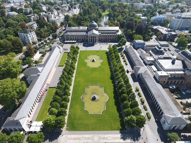 Kurhaus von oben Kurhaus von oben