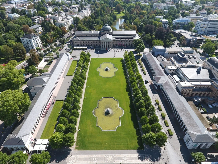 Kurhaus von oben Kurhaus von oben