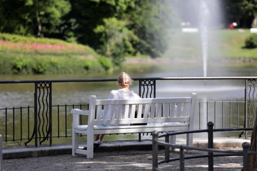Wiesbaden - Kurpark Teich