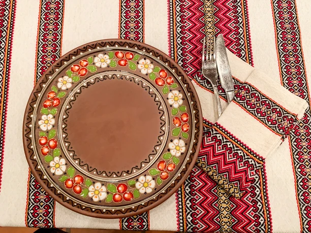 Hutorok - ukrainische Traditionen Gedeck_Hutorok