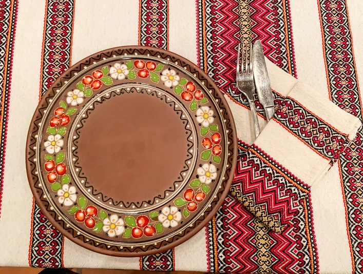 Hutorok - ukrainische Traditionen Gedeck_Hutorok