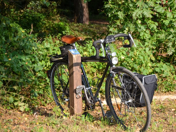 Fahrrad am Erlebnispfad in Schloß Holte-Stukenbrock Fahrrad am Erlebnispfad in Schloß Holte-Stukenbrock