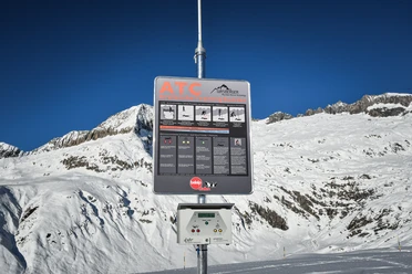 Avalanche Training Center Explanation board Avalanche Training Center Explanation board