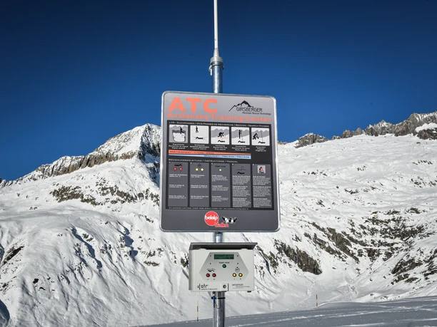 Avalanche Training Center Panneau explicatif Avalanche Training Center Panneau explicatif
