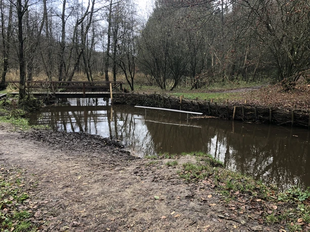 Kneipp-Anlage Gieselautal im Winter