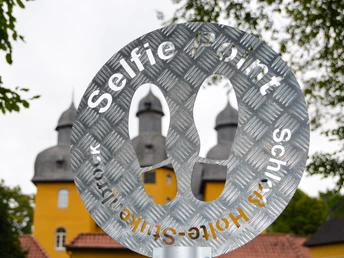 Mobiler SHS Selfie Point am Jagdschloss in Schloß Holte-Stukenbrock
