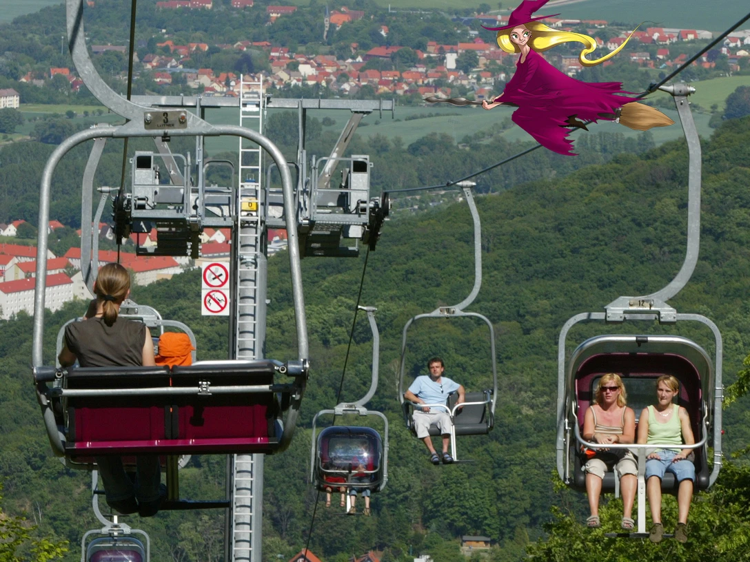 Fahrt mit ThaleSeilbahnen Fahrt mit ThaleSeilbahnen