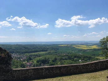 Aussicht von der Burgruine Hohnstein