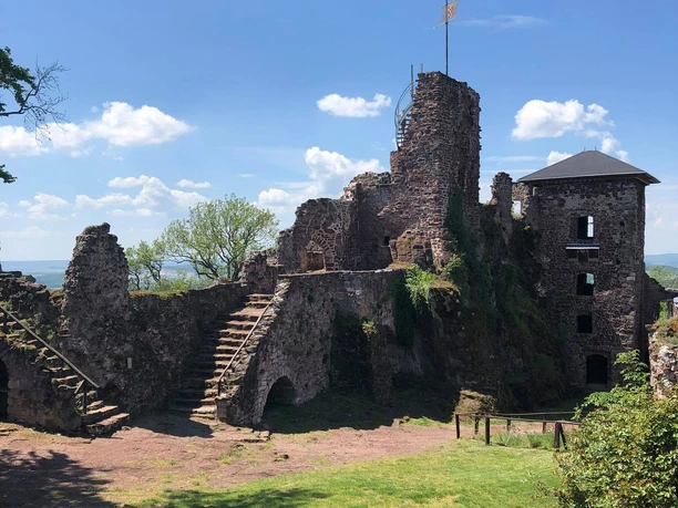Burgruine Hohnstein Ansicht