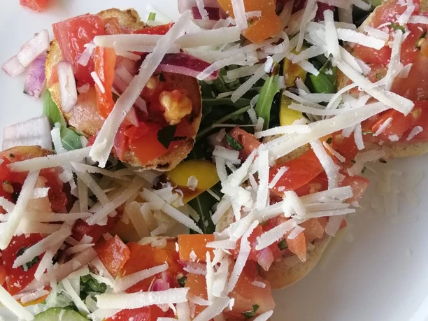 Bruschetta im La Stella Marina, Albersdorf