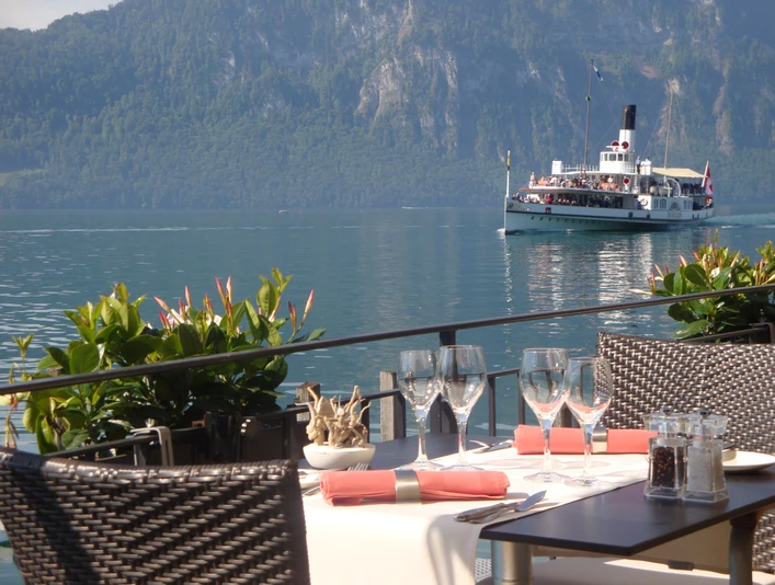 Zee-Restaurant à Weggis