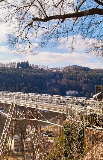 Histrosicher Personenaufzug Bad Schandau Der Aufzug zum Aussichtsturm in Bad Schandau