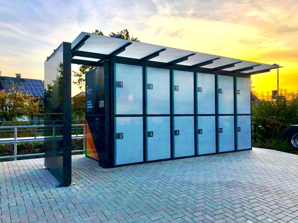 Bikebox am Bahnhof in Schloß Holte-Stukenbrock