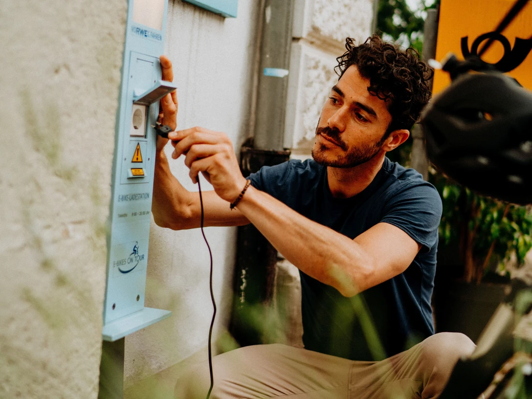 E-Bike-Ladestation E-Bike-Ladestation